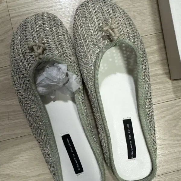 [BUNJANG] RUNA MARTIN COLLECTION Mule Slippers / RUNA MARTIN COLLECTION 뮬 슬리퍼