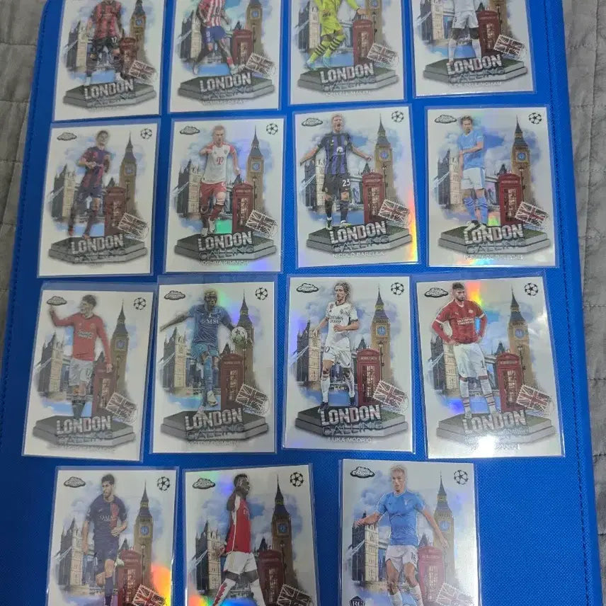 [BUNJANG] 2023-24 Topps Chrome UEFA London Calling Base Set / 2023-24 탐스크롬UEFA 런던 콜링 베이스 풀셋