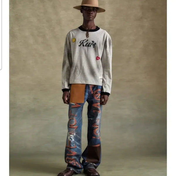[BUNJANG] Andersson Bell Kurt Stripe Long Sleeve L / 앤더슨벨  커트 스트라이프 롱슬리브  L