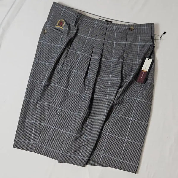[BUNJANG] Tommy Hilfiger 26SS Hilfiger Collection Two-Tuck Suit Pants Bermuda / 타미힐피거 26SS 힐피거 컬렉션 투턱 수트팬츠 버뮤다 50 (새상품)