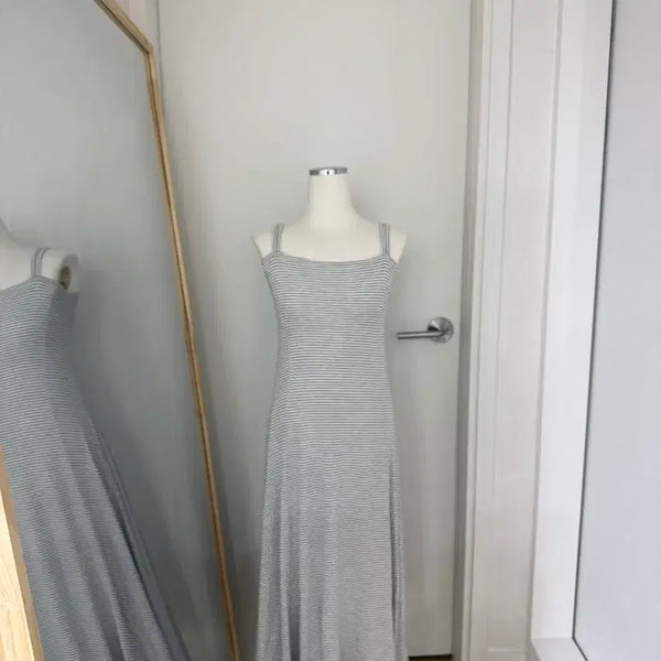 [BUNJANG] Stripe Sleeveless Dress New Arrival / 줄무늬 민소매 원피스 새상품