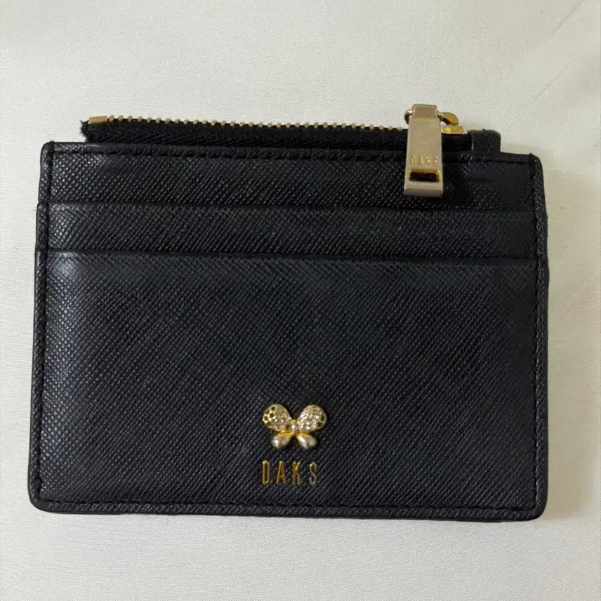 [BUNJANG] Daks Women's Leather Wallet with Butterfly Embellishment / (급처) 닥스 여성지갑 (네고 문의 번톡)