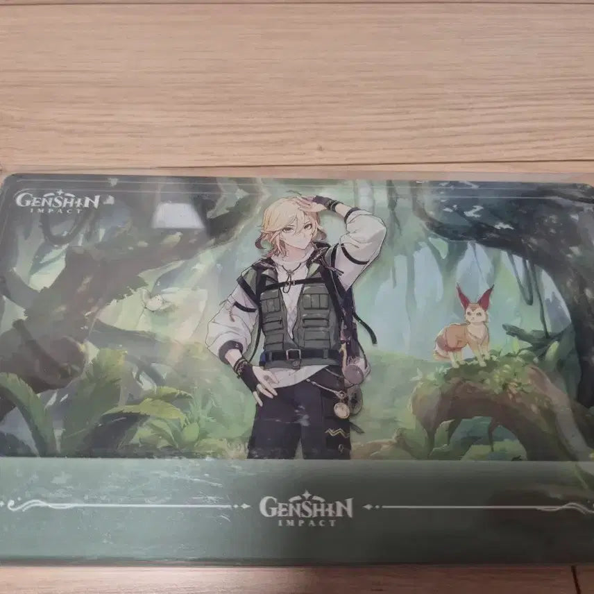 [BUNJANG] Genshin Impact Kaveh National Geographic Collaboration Illustration Acrylic Frame (Sealed) / 미개봉) 원신 카베 네셔널지오그래픽 콜라보 기념 일러스트 아크릴 액자