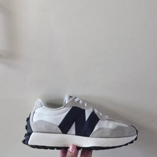 [BUNJANG] New Balance 327 MS327FE Sea Salt White Black Running Shoes / [280] 뉴발란스 327 씨솔트화이트블랙