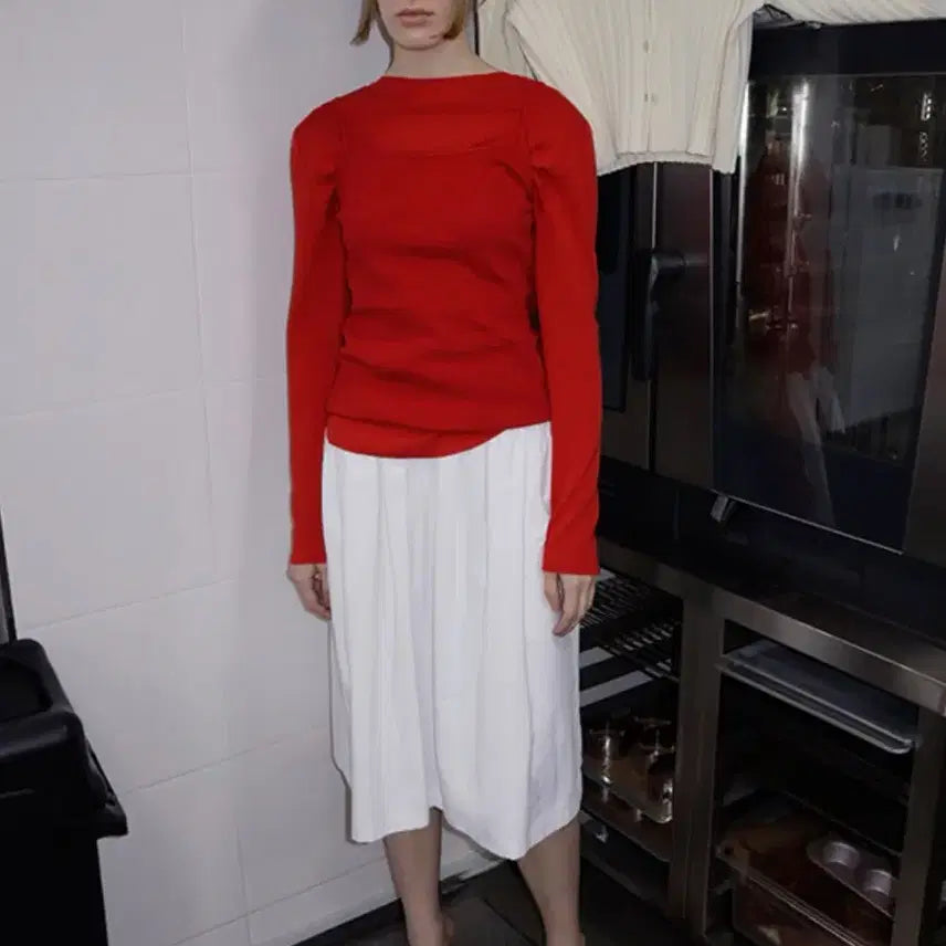 [BUNJANG] LE9SEPTEMBRE Coy Sleeveless Top Red / (당일발송) 르917 코이 슬리브리스 탑 판매합니다.
