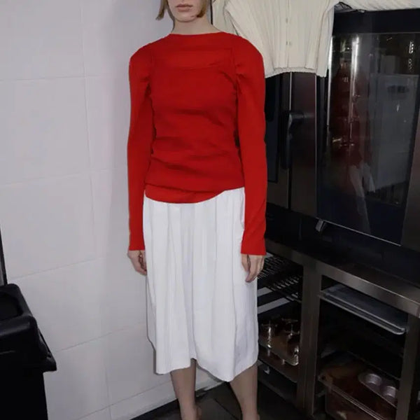 [BUNJANG] LE9SEPTEMBRE Coy Sleeveless Top Red / (당일발송) 르917 코이 슬리브리스 탑 판매합니다.
