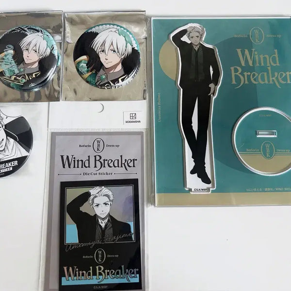 [BUNJANG] Winbre Umemiya Bundle Set Acrylic Stand & Can Badge / 윈브레 우메미야 굿즈 일괄