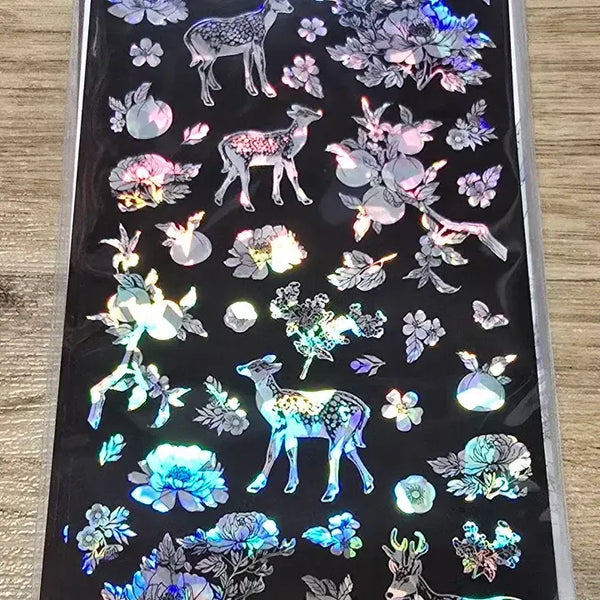 [BUNJANG] Daiso Mother-of-Pearl Effect Stickers / 다이소 전통 자개 느낌 스티커 판매합니다