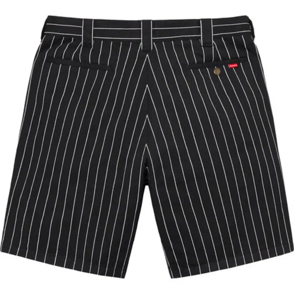 [BUNJANG] Supreme Work Shorts Black Stripe 32 / 슈프림 워크 쇼츠 반바지 블랙 스트라이프 32