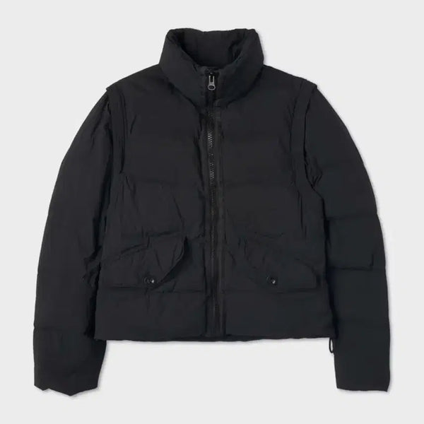 [BUNJANG] Ten C Austral Down Vest Jacket Padded Black (46) / 텐씨 오스트랄 다운 베스트 재킷 패딩 블랙(46)
