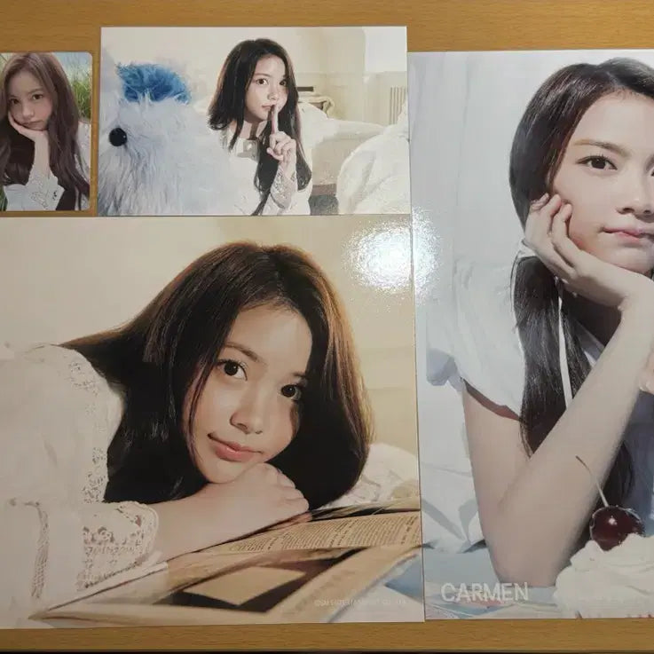 [BUNJANG] Carmen 2026 Hearts to Hearts Season's Greetings Poster, Postcard, Photocard Set / 카르멘) 2026 하투하 시즌그리팅 시그 구성품 포스터 엽서 포카 양도