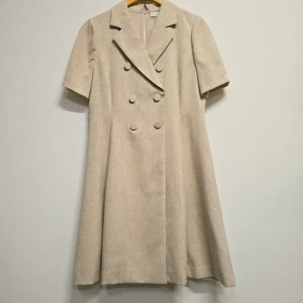 [BUNJANG] LINE Beige Dress Size 77 / LINE 베이지  원피스77