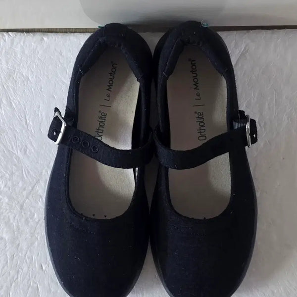 [BUNJANG] Lemouton Let's Merino Wool Mary Jane Shoes Black / [240] 르무통 레츠 발편한 메리노울 메리제인 블랙