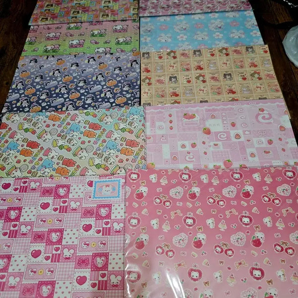 [BUNJANG] Pattern Wrapping Paper Mix - 100 Sheets / 패턴 랩핑지믹스 100장(3000원)