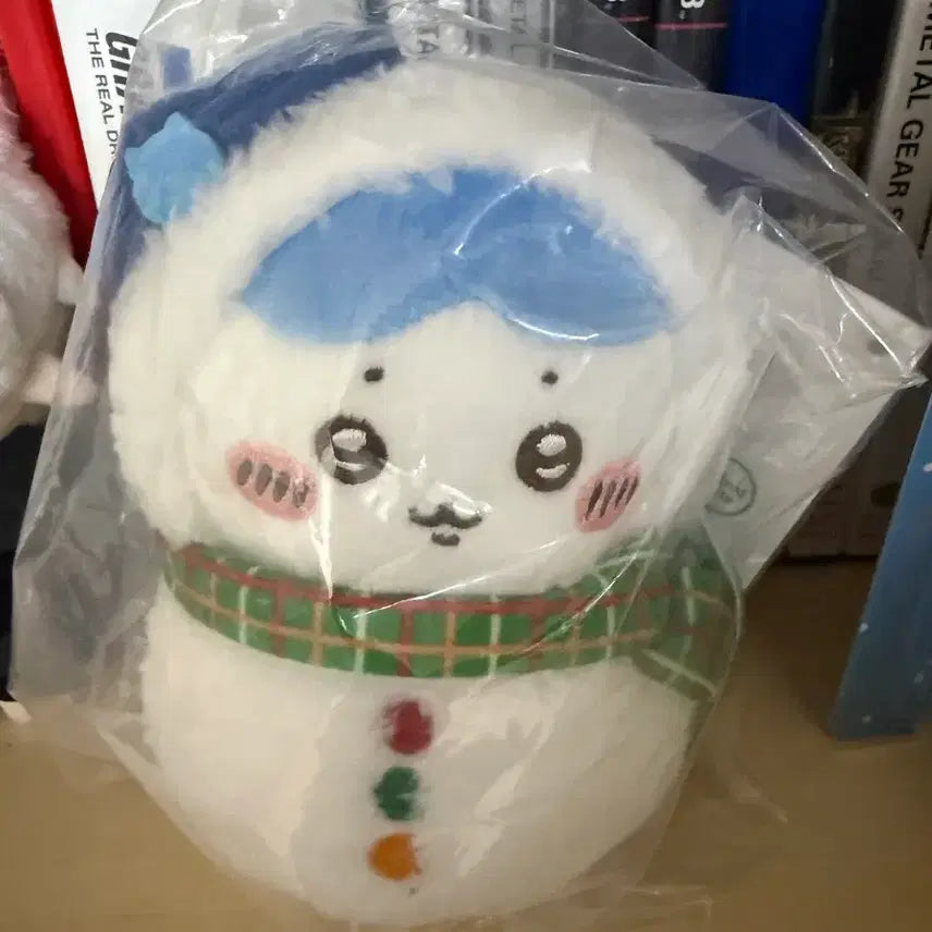 [BUNJANG] Hachiwara Snowman Plush / 하치와레 눈사람 인형