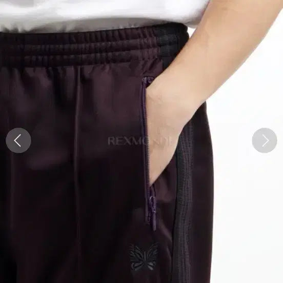 [BUNJANG] Needles Trackpants Bootcut Purple M / 니들스 트랙팬츠 부츠컷 퍼플 M