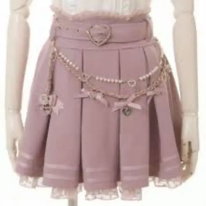 [BUNJANG] Liz Lisa Chain Belt Skirt / 리즈리사데코라 체인밸트 스커트