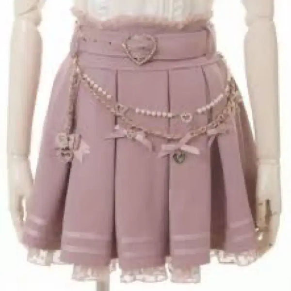 [BUNJANG] Liz Lisa Chain Belt Skirt / 리즈리사데코라 체인밸트 스커트