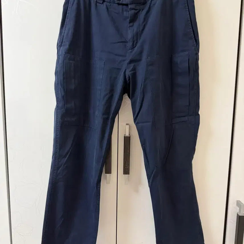 [BUNJANG] Brunello Cucinelli Men's Navy Front Cargo Pants Size 48 / 브루넬로쿠치넬리 앞카고 팬츠