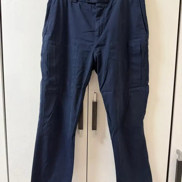 [BUNJANG] Brunello Cucinelli Men's Navy Front Cargo Pants Size 48 / 브루넬로쿠치넬리 앞카고 팬츠