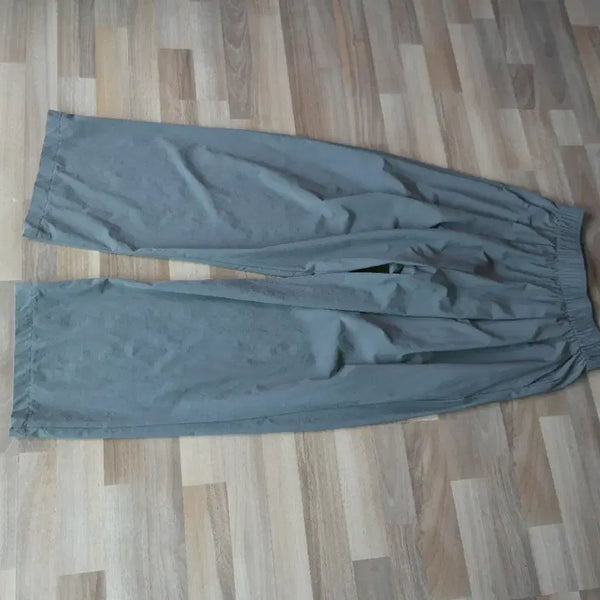 [BUNJANG] Summer Wide Leg Trousers (Size 55-66) / 와이드여름바지/55~66사이즈/새제품수준