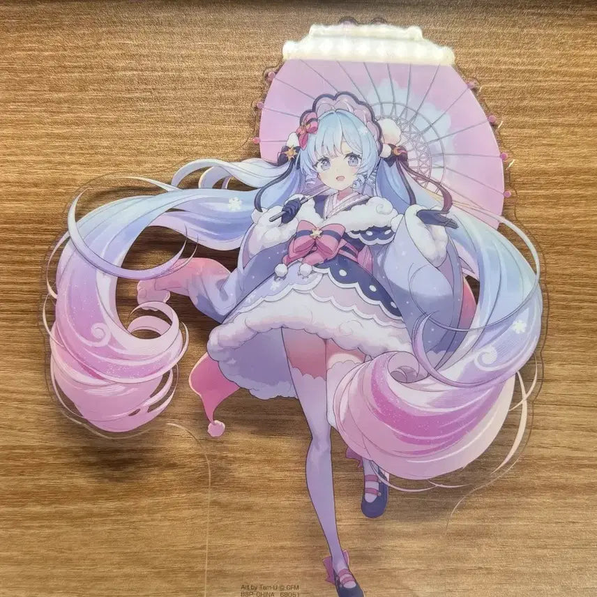 [BUNJANG] Hatsune Miku Yukimiku Acrylic Stand / 하츠네미쿠 유키미쿠 아크릴스탠드