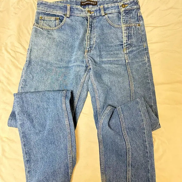 [BUNJANG] Y/Project Side Slit Denim Pants / 와이프로젝트 사이드절개데님