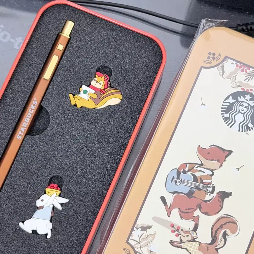 [BUNJANG] Starbucks Autumn Animal Figurine Set / 스타벅스 오텀 애니멀 피규어 세트