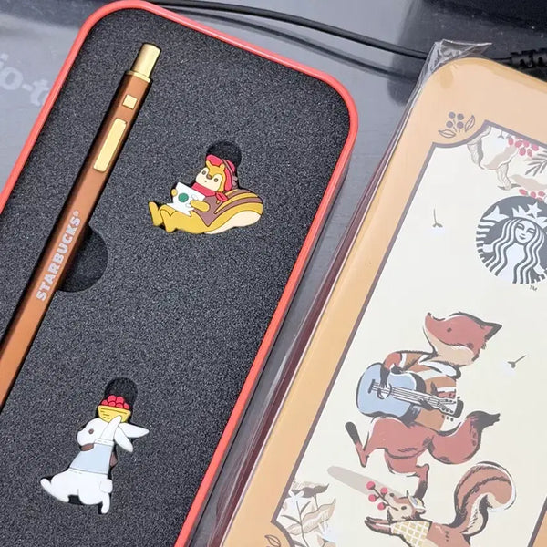 [BUNJANG] Starbucks Autumn Animal Figurine Set / 스타벅스 오텀 애니멀 피규어 세트