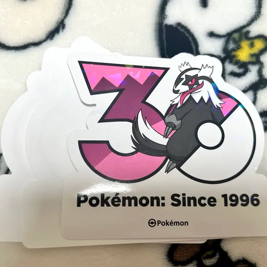 [BUNJANG] Pokemon 30th Anniversary Logo Sticker Galar Darumaka + 2 Random Stickers / 포켓몬 30주년 로고 스티커 가라르 직구리+랜덤2장 판매