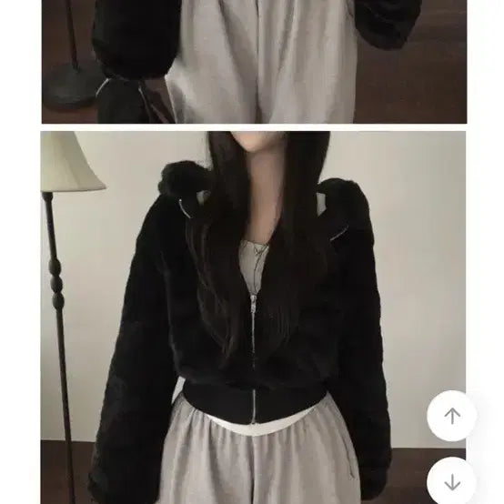 [BUNJANG] Shearling Lined Bomber Jacket / 뽀글이울양털 항공점퍼