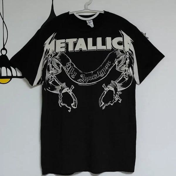 [BUNJANG] Metallica 2008 Official Delta Pro Weight Graphic T-Shirt / [M] 2008 메탈리카(Metallica) 오피셜 락 티셔츠 (델타)