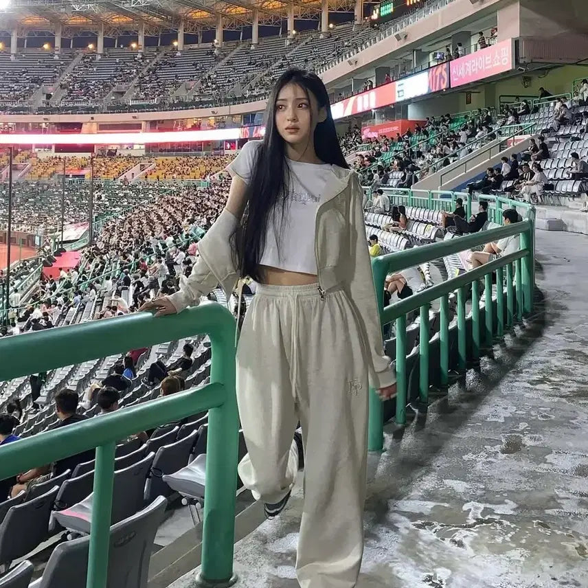 [BUNJANG] Khaki Point Jogger Pants - Summer Version / 카키포인트 조거팬츠 여름 버전