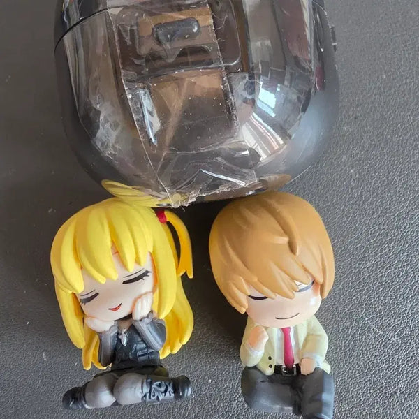 [BUNJANG] Death Note Misa Amane & Light Yagami Shoulder Gacha Figure Bundle / 데스노트 미사 라이토 어깨쿵 가챠 피규어 일괄 판매