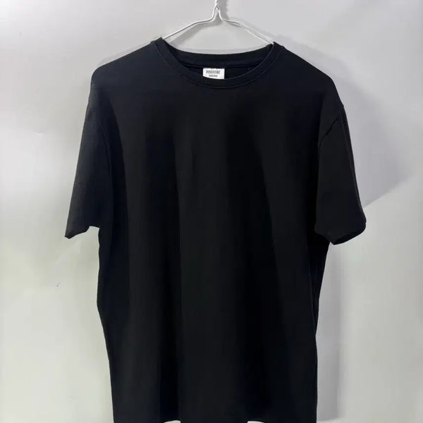 [BUNJANG] HUGVONE Original Basic T-shirt Black L / [L] 허그본 오리지널 베이직 반팔 티셔츠 블랙 1.0
