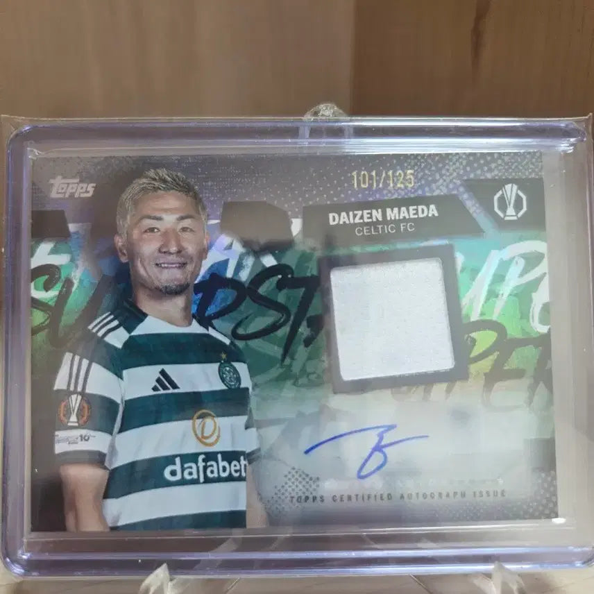 [BUNJANG] 2025 Daizen Maeda Topps UCC Superstar Patch Auto Card #101/125 / 2025 마에다 다이젠 탑스 UCC 슈퍼스타 패치오토