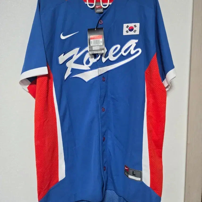 [BUNJANG] Nike Ryu Hyun-jin Korea National Team WBC Olympic Baseball Jersey (L) / 나이키 WBC 올림픽 류현진 대한민국 국가대표 택달린 새제품 유니폼