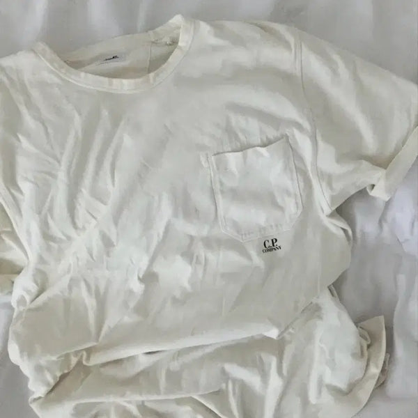 [BUNJANG] CP Company White T-Shirt Vintage / 급처) CP 컴퍼니 화이트 반팔 티셔츠 빈티지