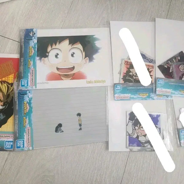 [BUNJANG] My Hero Academia Ichiban Kuji J Prize Sticker & Postcard Bundle Set / 나의 히어로 아카데미아 제일복권 j상