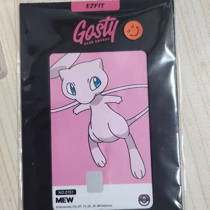 [BUNJANG] Gosty Card Cover Sticker (Mew Design) - Unsealed / 고스티 카드커버 스티커 미개봉 뮤