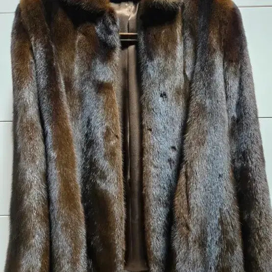 [BUNJANG] Mahogany Mink Coat (Size 55) / 밍크코트 마호가니 최상급 아메리칸 퍼어워드 55