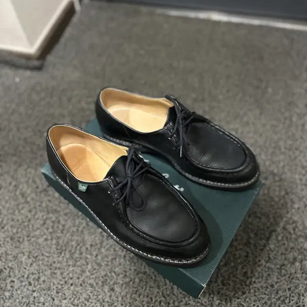 [BUNJANG] Paraboot Chambord Black Leather Shoes Size 43 (280) / 파라부트 샴보드 블랙 43(280)