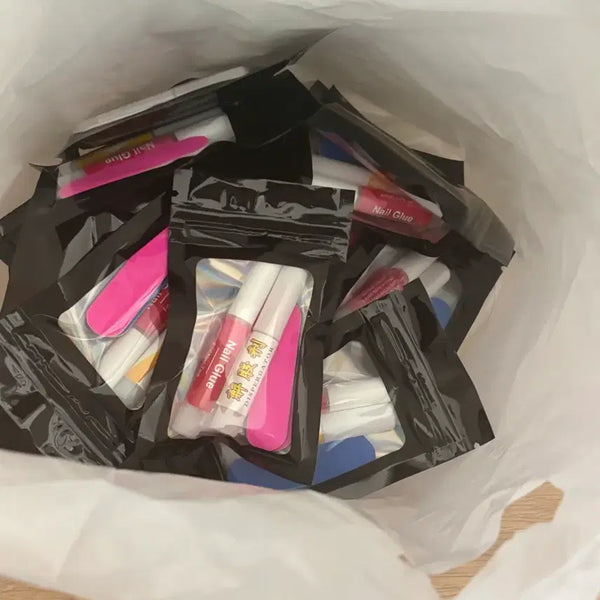 [BUNJANG] Nail Art Supplies Bundle / 셀프네일/네일팁 소분템/네일팁 포장템 모음