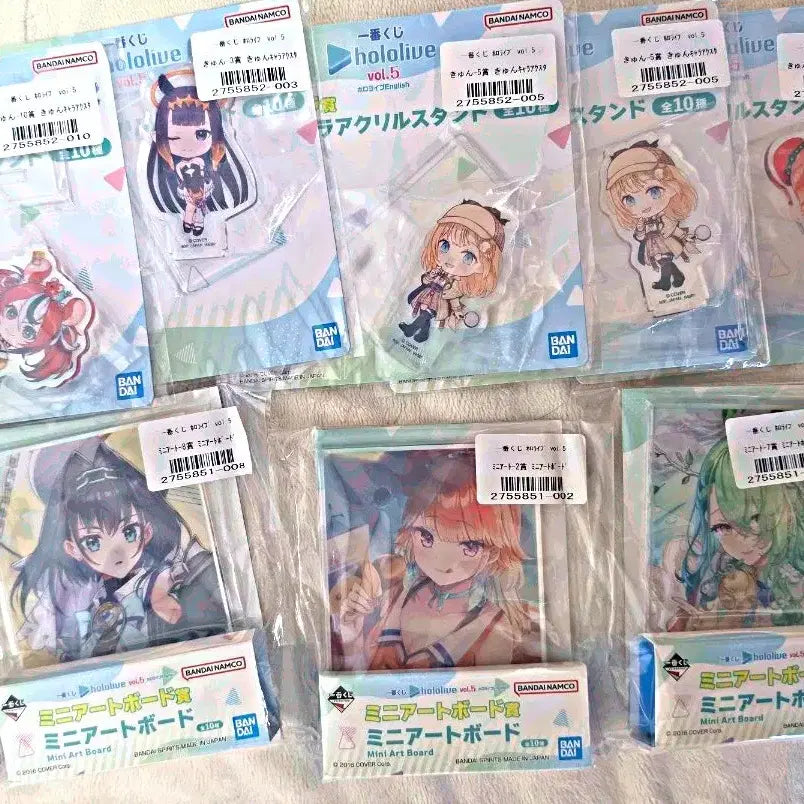 [BUNJANG] Hololive EN Kuji Acrylic Stand & Mini Art Board Bundle Set / 홀로라이브 en 쿠지 아크릴 일괄 판매