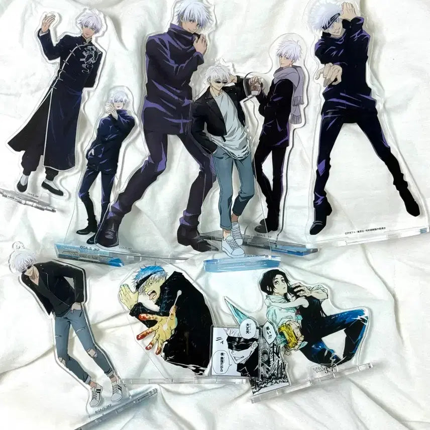 [BUNJANG] Jujutsu Kaisen Satoru Gojo & Yuta Okkotsu Acrylic Stand Bundle Set / (급처/일괄) 주술회전 주술 고죠 사토루 아크릴 일괄 판매 옷코츠 유타