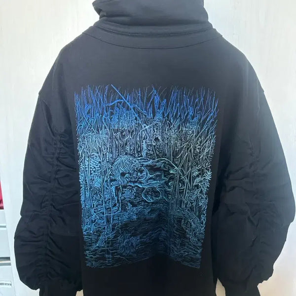 [BUNJANG] Songzio Homme Black Graphic Sweatshirt / 송지오 옴므 맨투맨