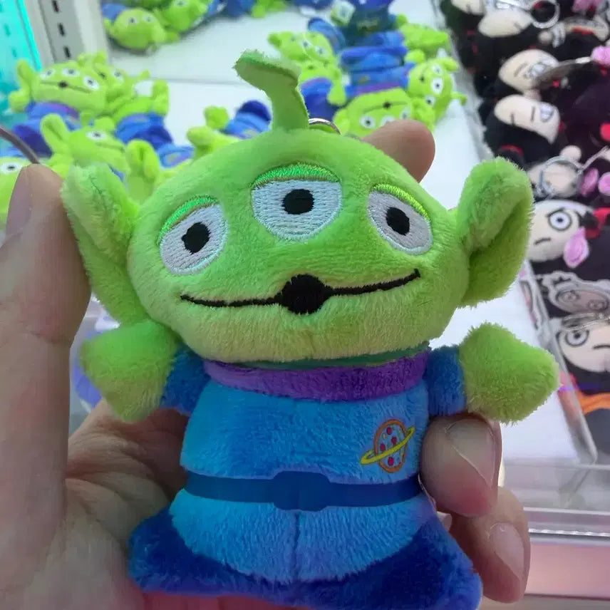 [BUNJANG] Toy Story Alien Plush Keychain / 토이 스토리 알린 외계인 인형 키링