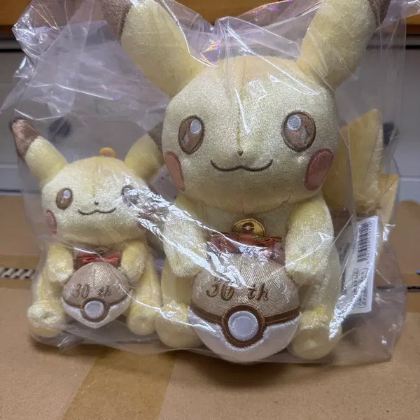 [BUNJANG] Pokemon Center Pikachu Doll Keychain Bundle Set (30th Anniversary) / 30주년  피카피카 피카츄! 포켓몬 인형 열쇠고리 일괄 일포센 황금