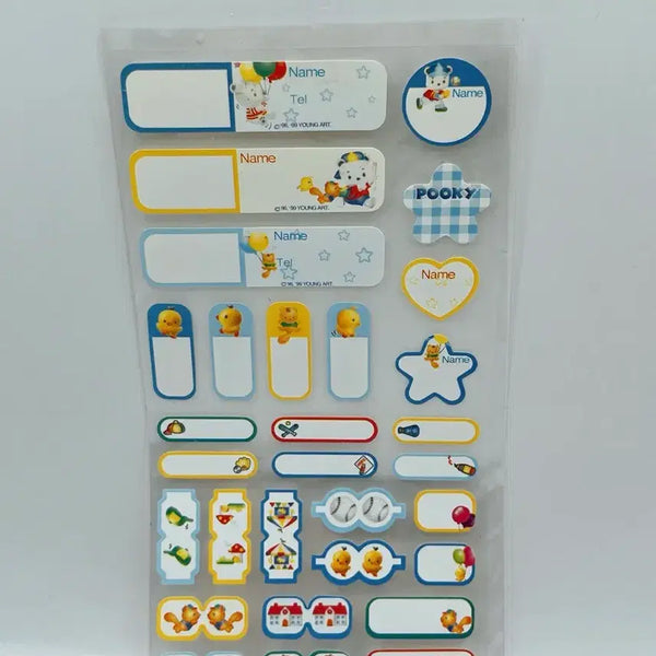 [BUNJANG] Classic Youngart Pooky Sticker Set / 고전 영아트 푸키 스티커