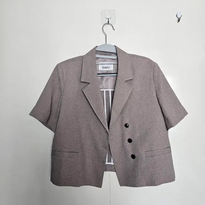 [BUNJANG] SUNEV Half-Sleeve Jacket / SUNEV 스네브 반팔자켓
